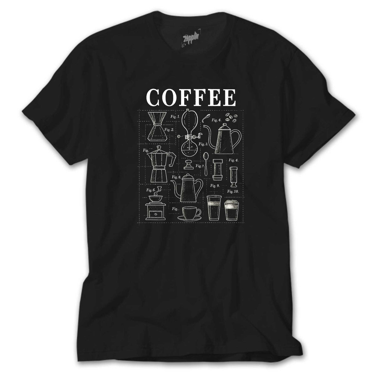 Coffee Siyah Tişört