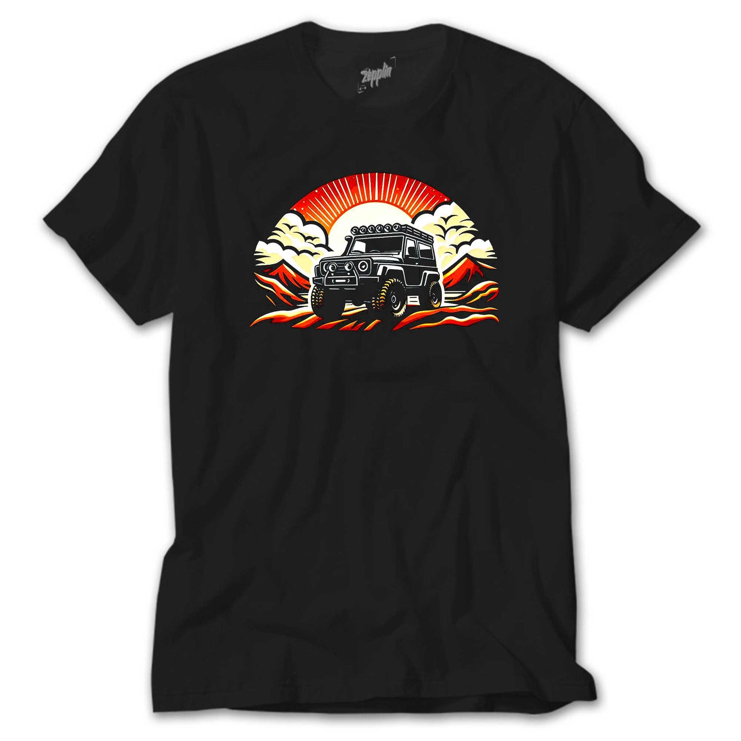 Off Roading Go Anywhere Siyah Tişört