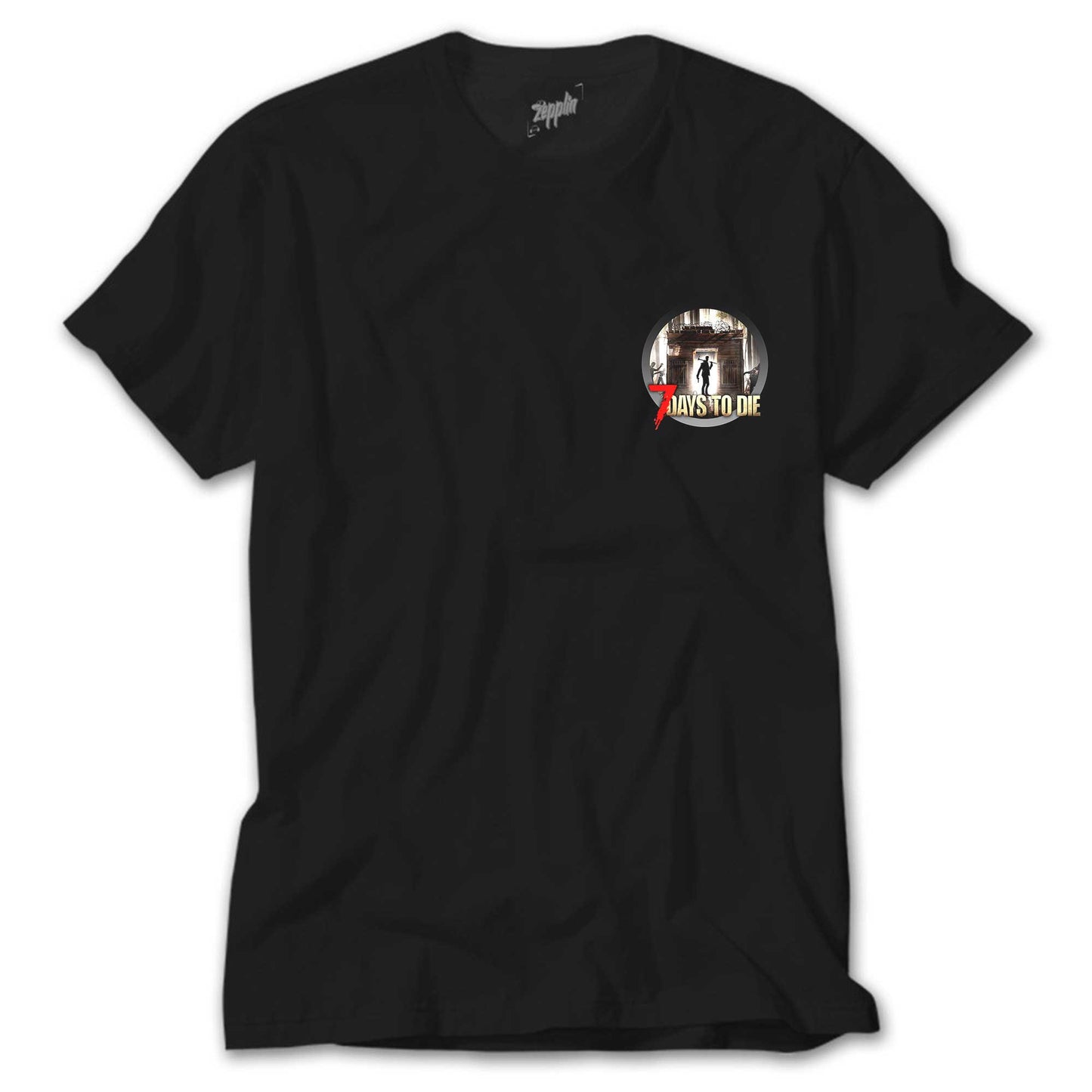 7 Days To Die Icon Siyah Tişört