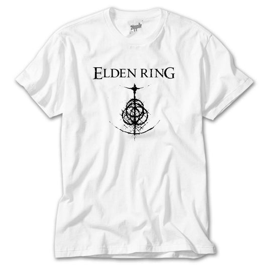 Elden Ring Logo Beyaz Tişört