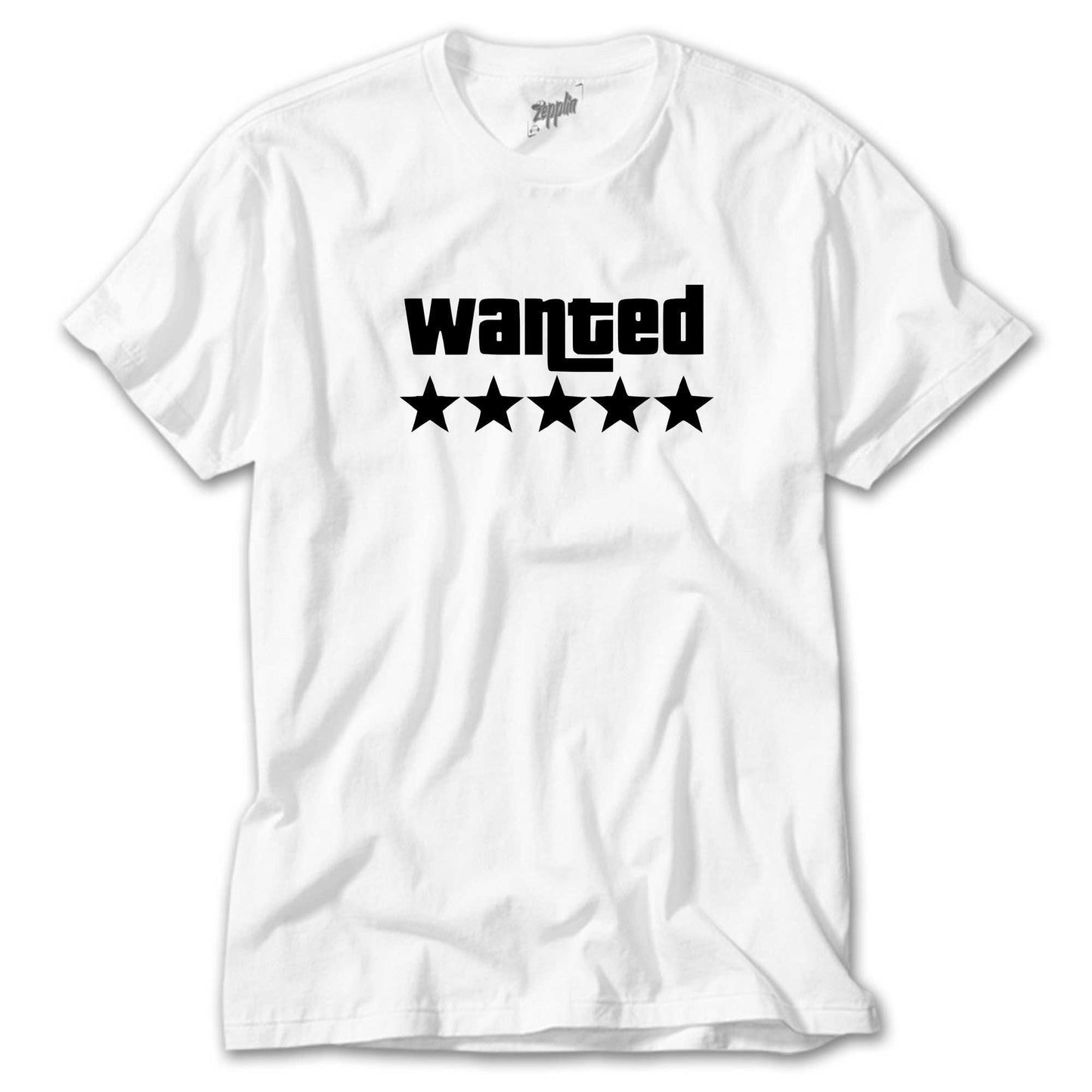 Wanted Beyaz Tişört