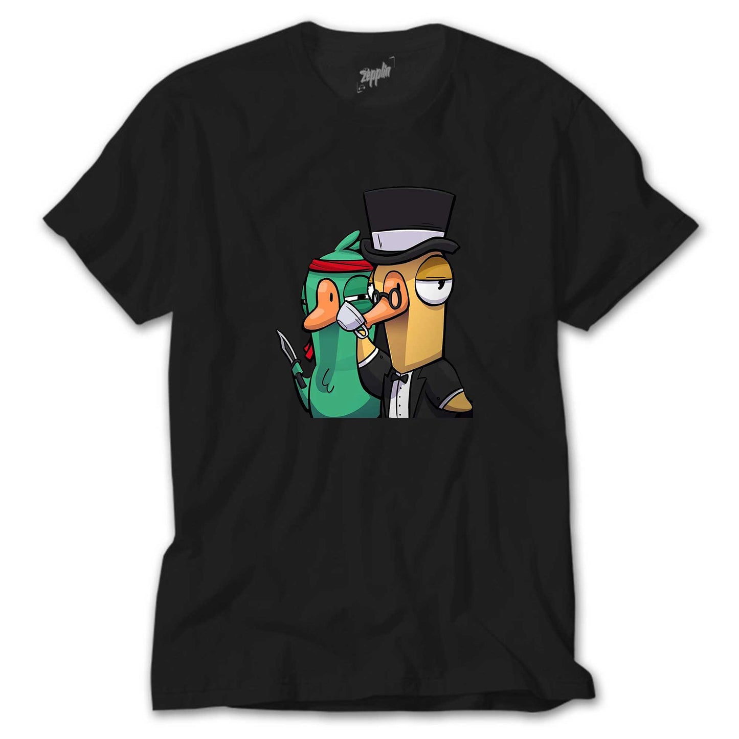 Goose Goose Duck Katil Siyah Tişört