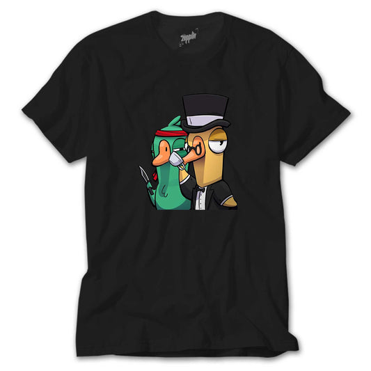 Goose Goose Duck Katil Siyah Tişört