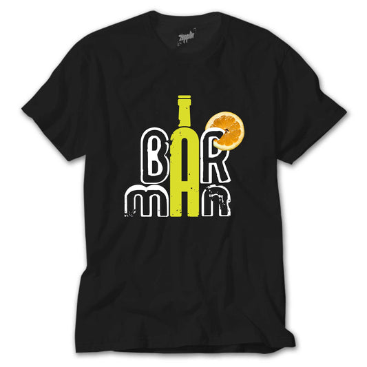 Barman Text Siyah Tişört