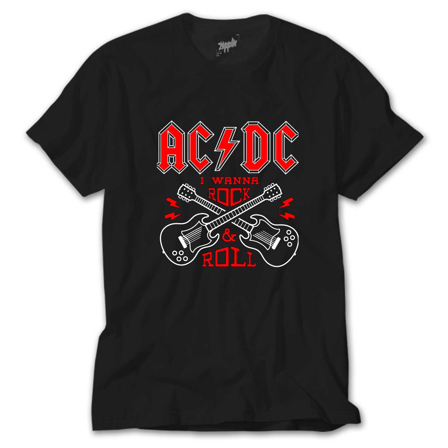 Ac Dc Wanna Siyah Tişört