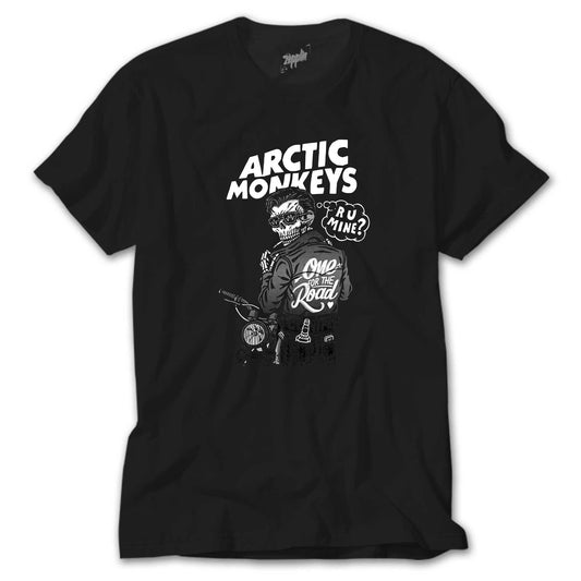Artic Monkeys Skull Rider Siyah Tişört