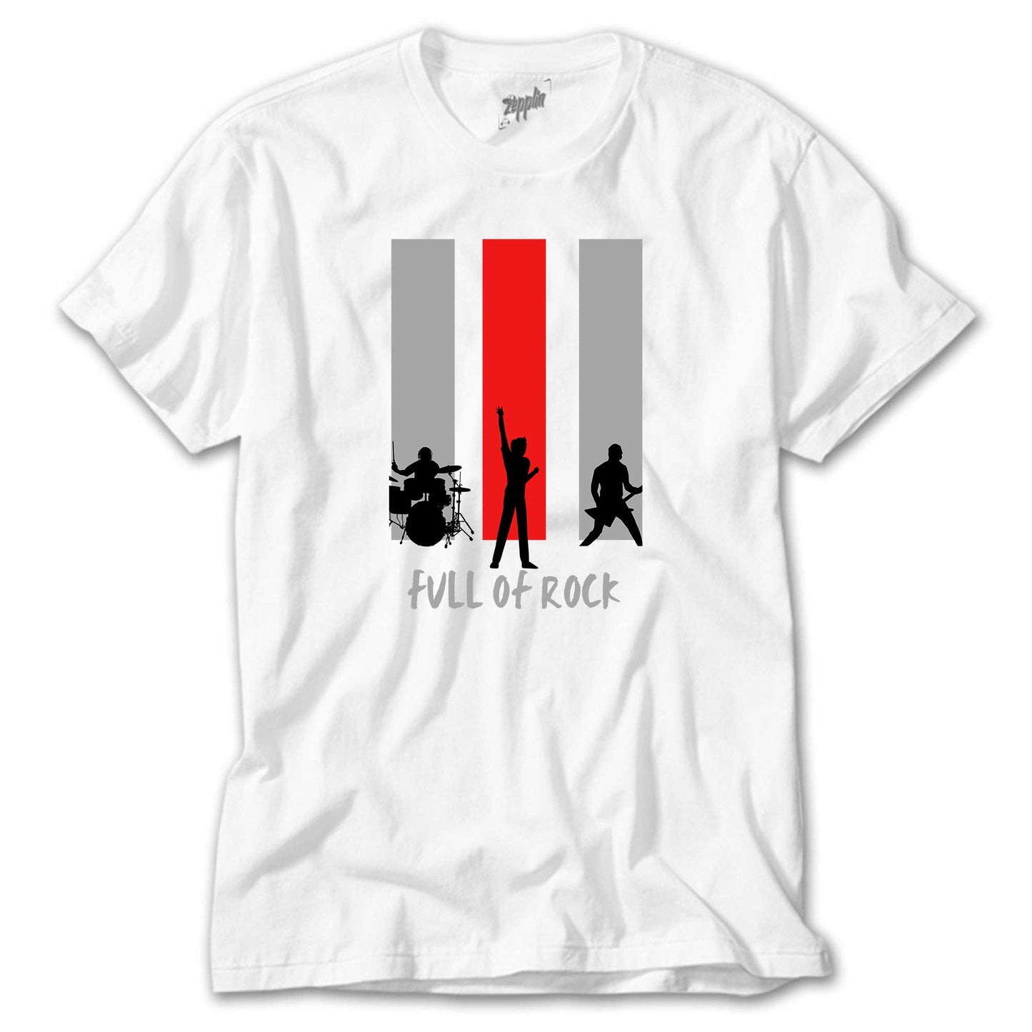 Full Of Rock Krem Tişört