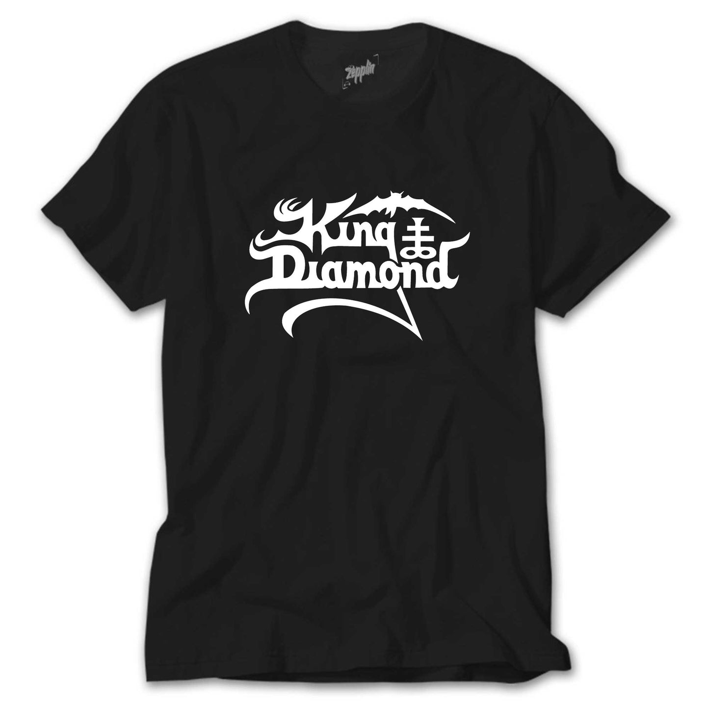 King Diamonds White Logo Siyah Tişört