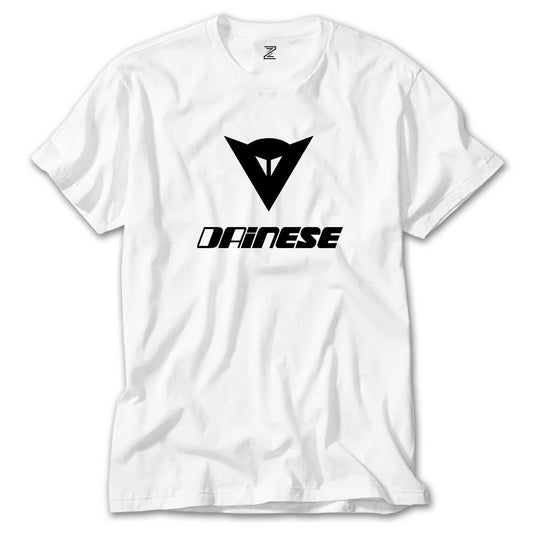 Dainese Black Logo Text Beyaz Tişört