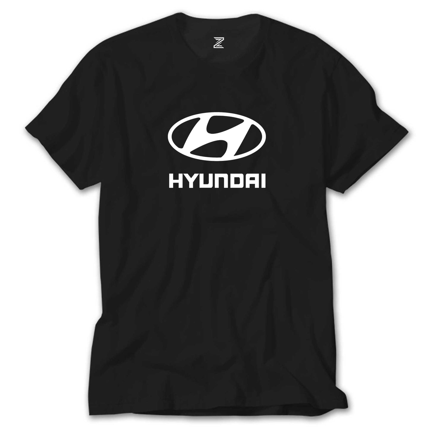 Hyundai  White Logo Siyah Tişört