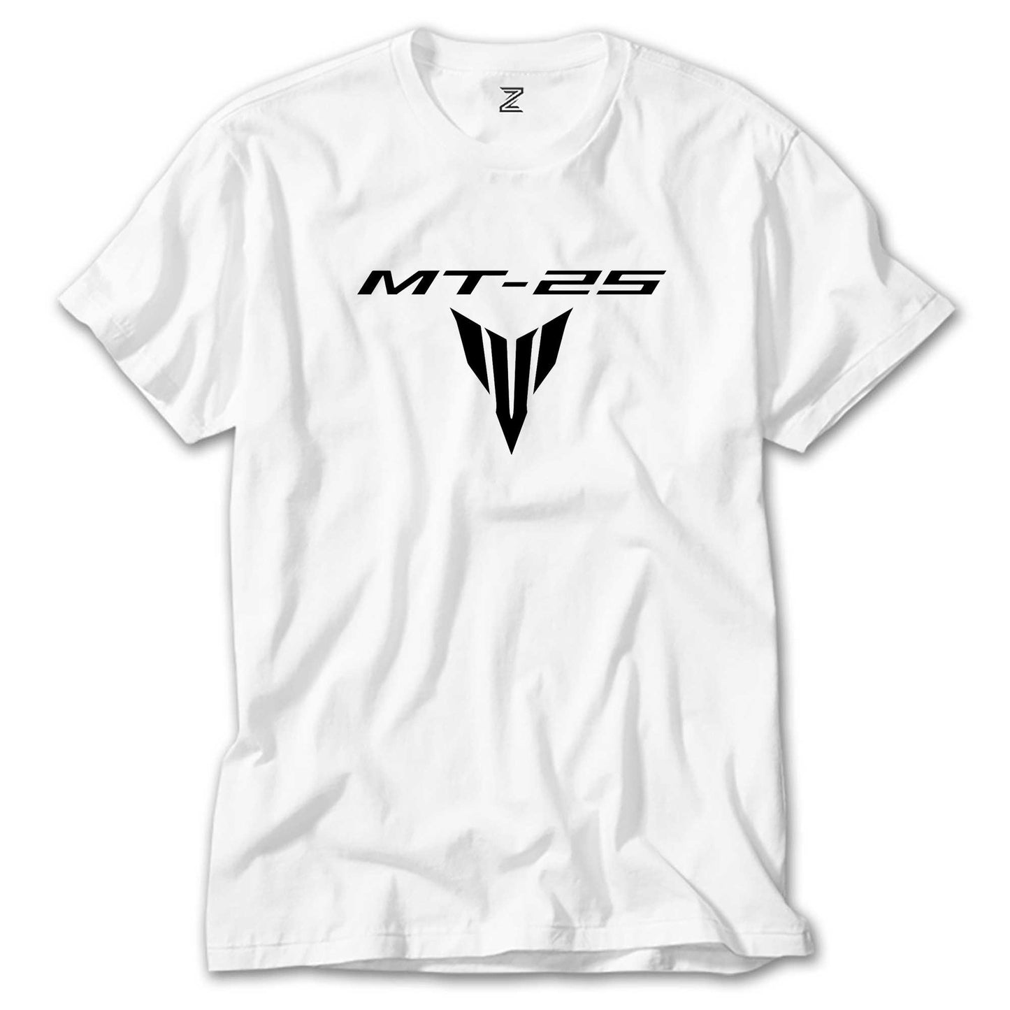 Yamaha MT 25 Black Logo Beyaz Tişört