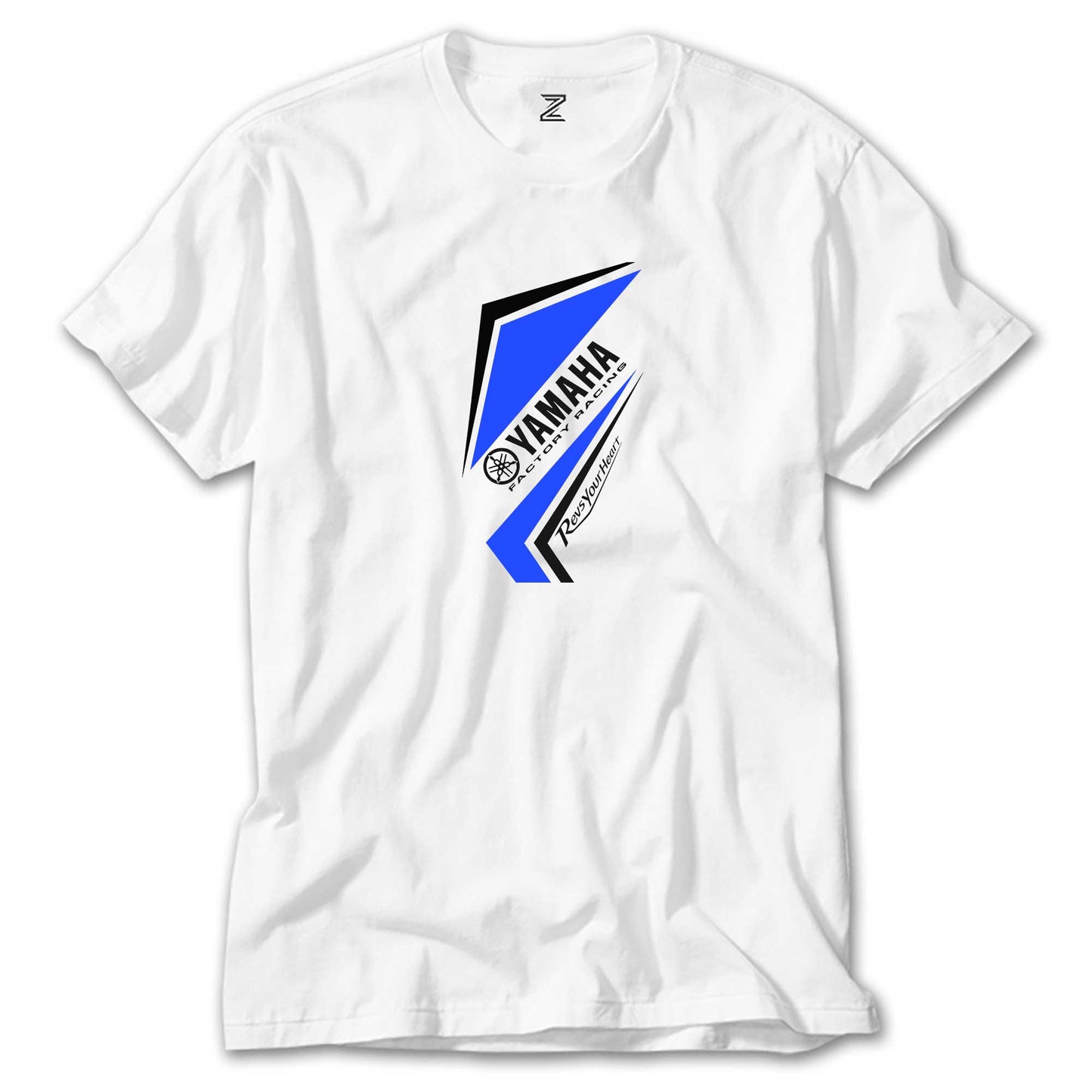 Yamaha Racing Revission Logo Beyaz Tişört