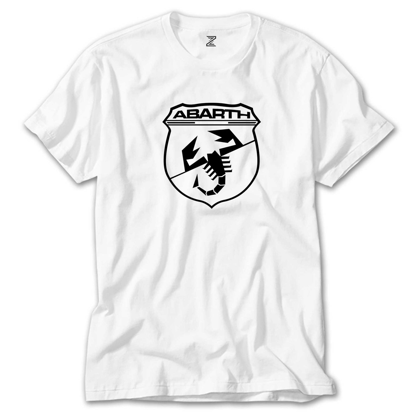 Abarth Black Logo Beyaz Tişört