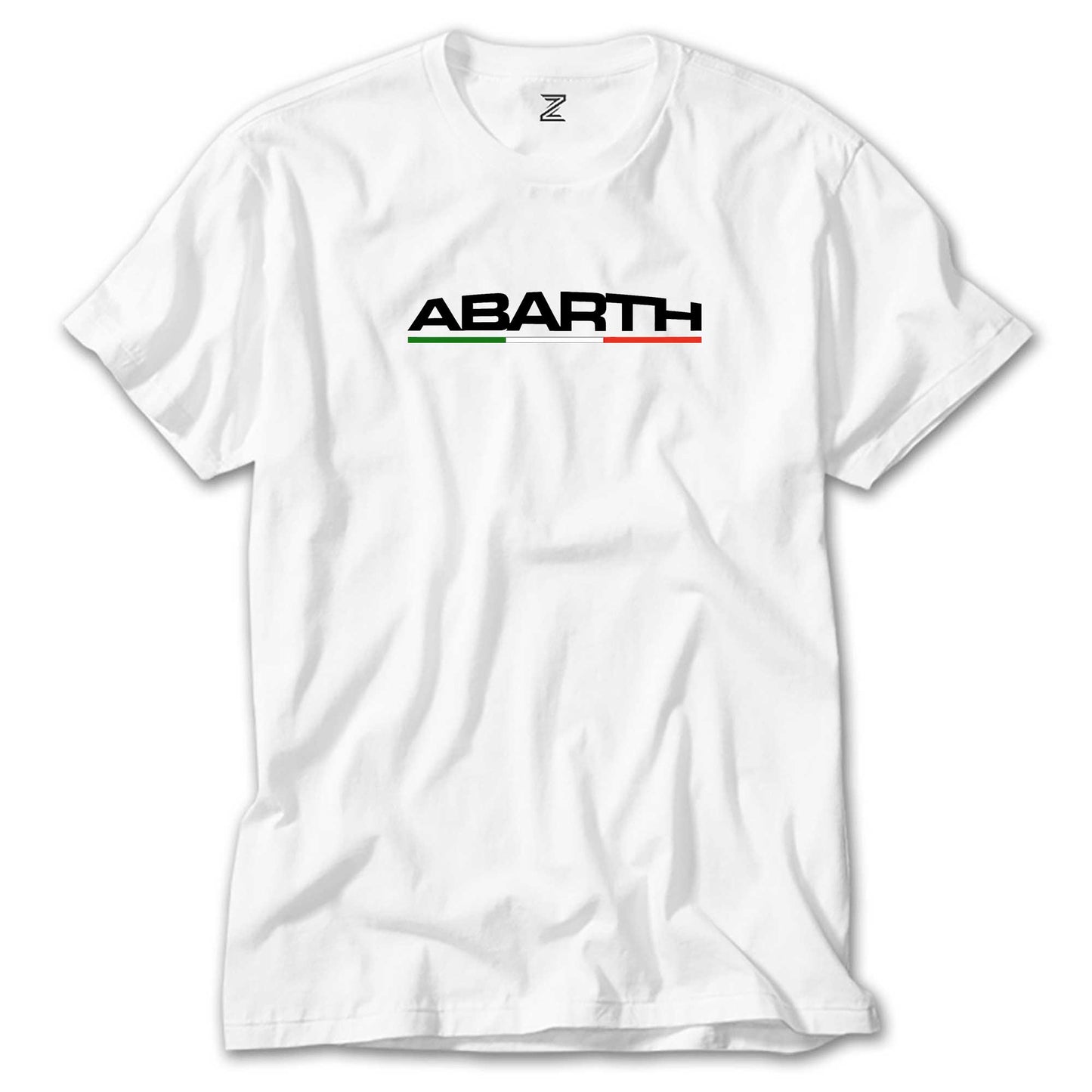 Abarth Text İtalya Beyaz Tişört