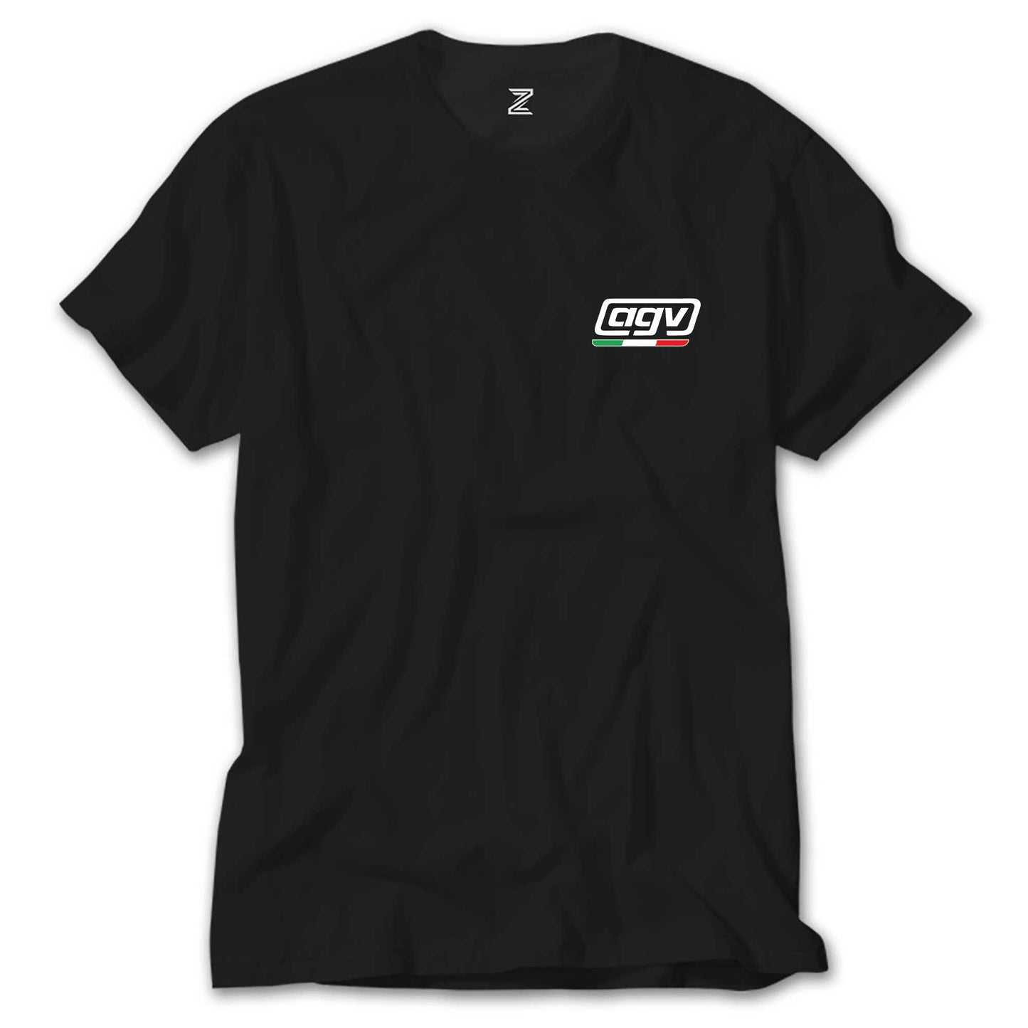 AGV İtalya Logo Siyah Tişört