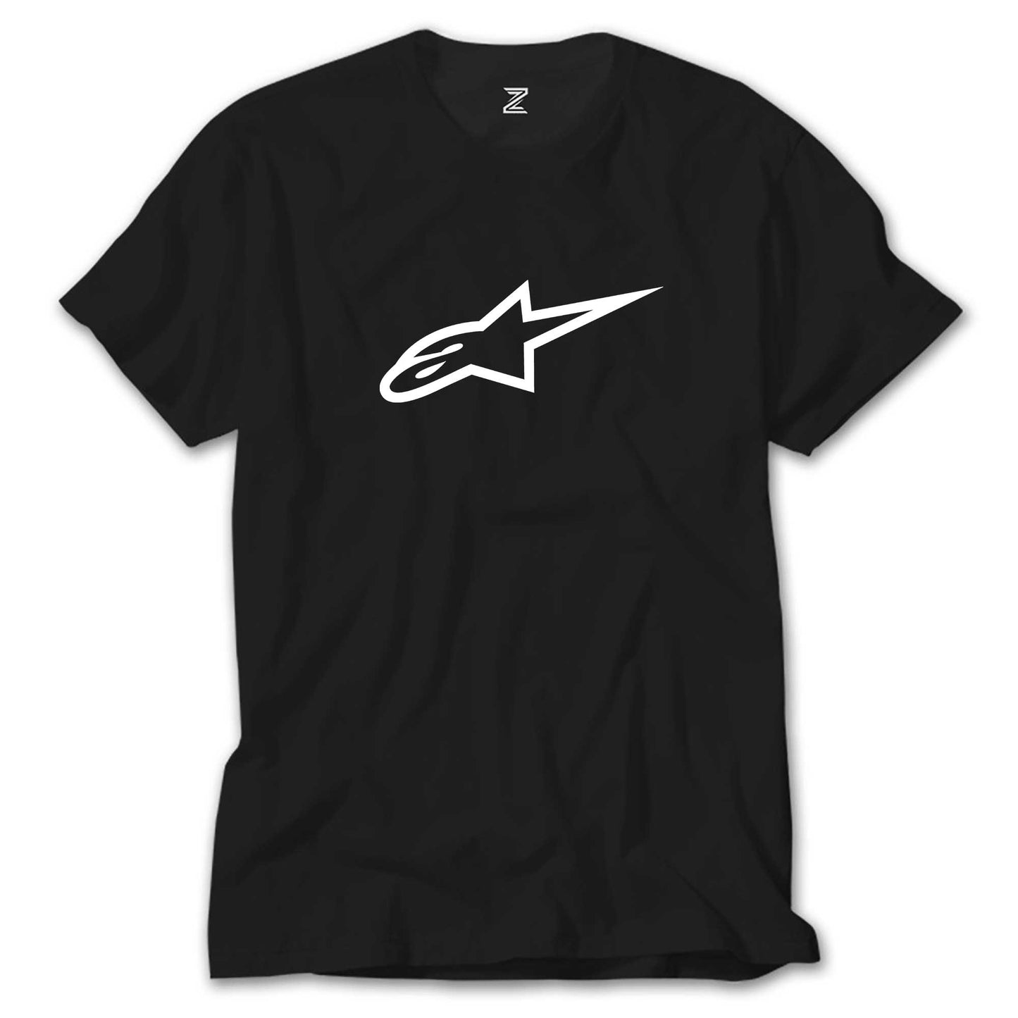 İndirimli Alpinestars White Logo Siyah Tişört