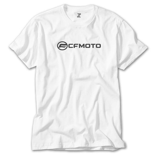 CFMOTO Yazı Beyaz Tişört