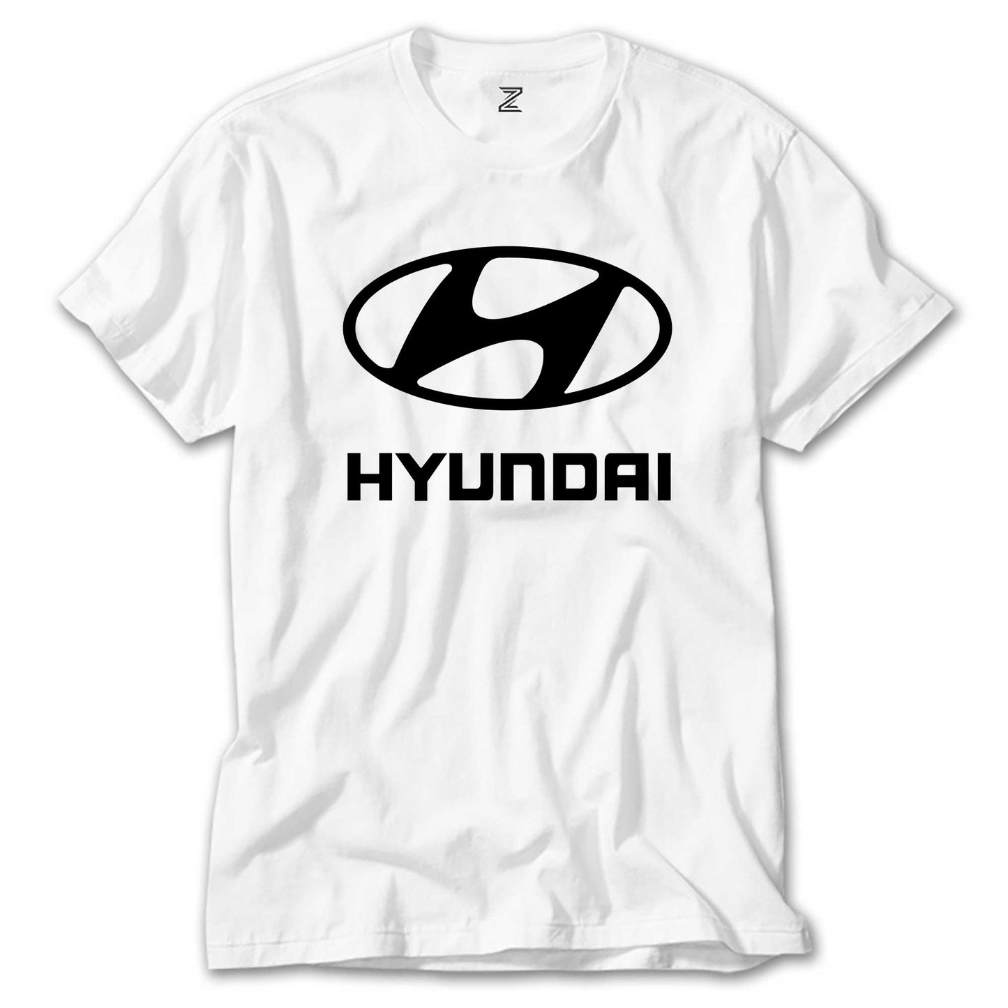 Hyundai  Black Logo Beyaz Tişört