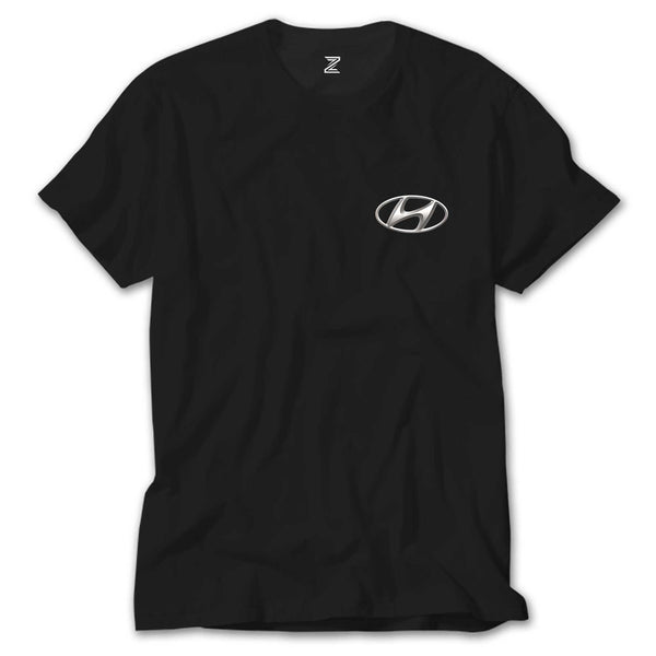Hyundai Logo Siyah Tişört