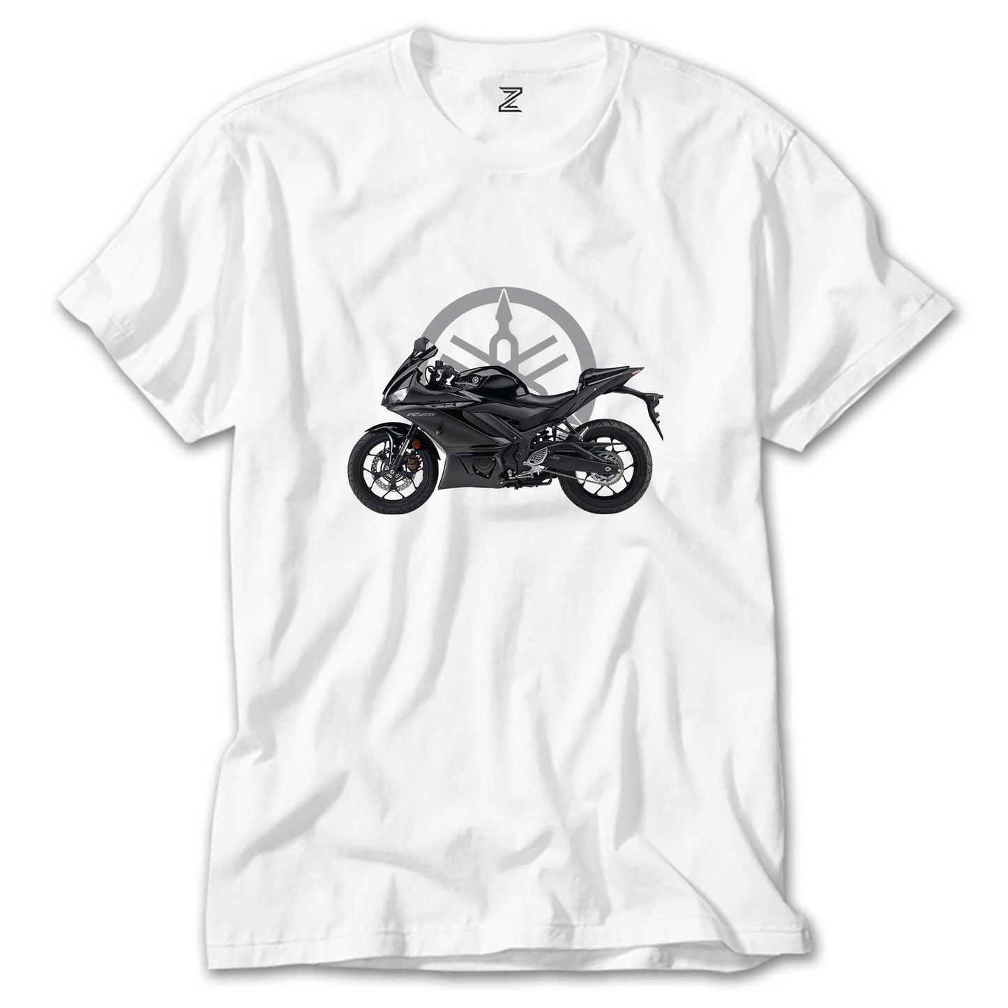 Yamaha R25 Vs Logo Beyaz Tişört