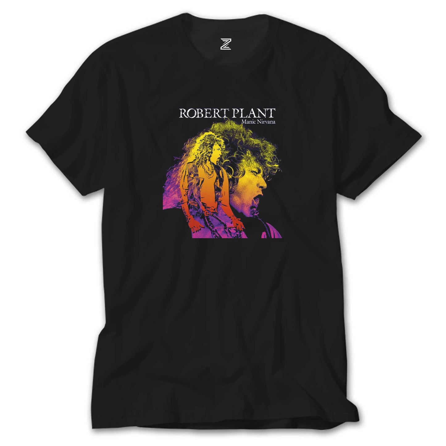 Robert Plant Manic Nirvana Siyah Tişört