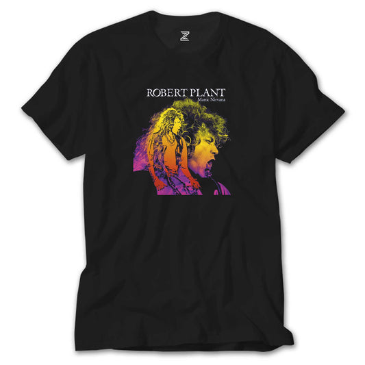 Robert Plant Manic Nirvana Siyah Tişört