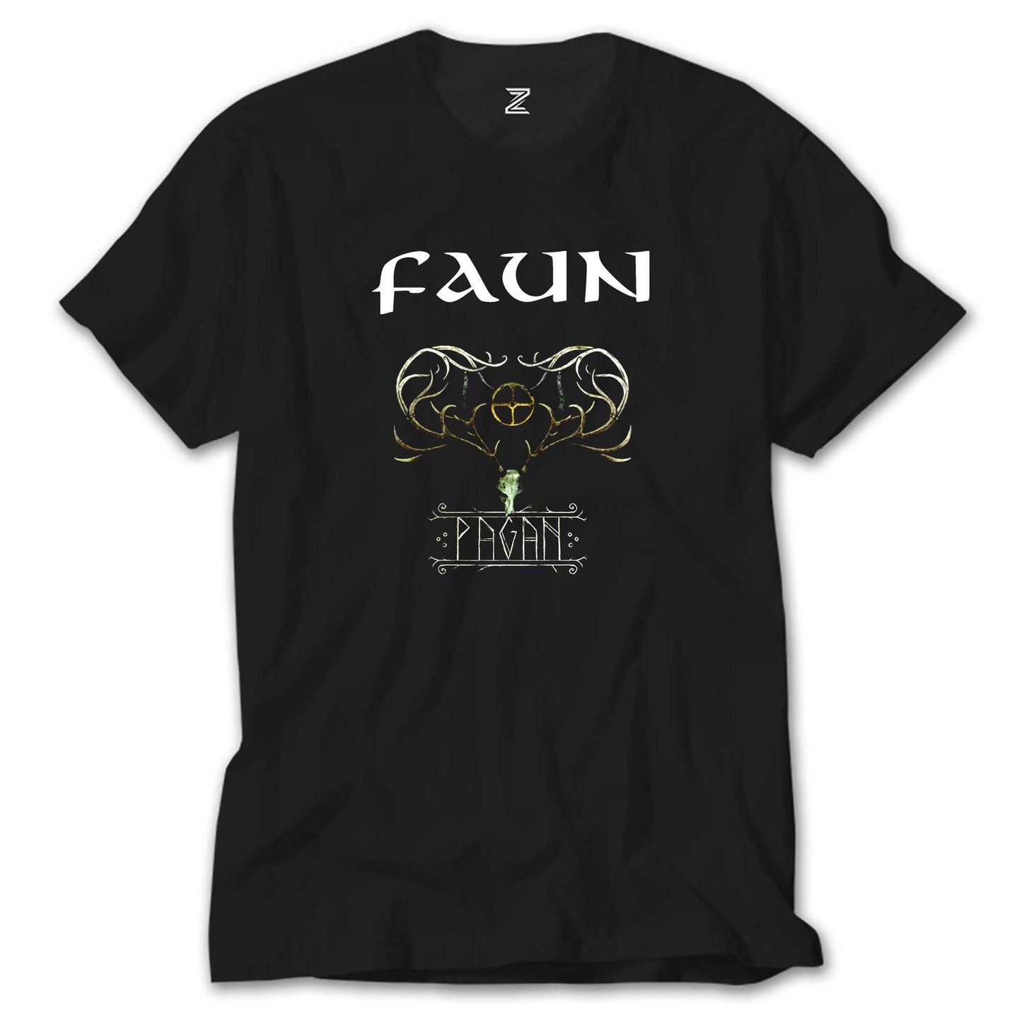 Faun Pagan Siyah Tişört
