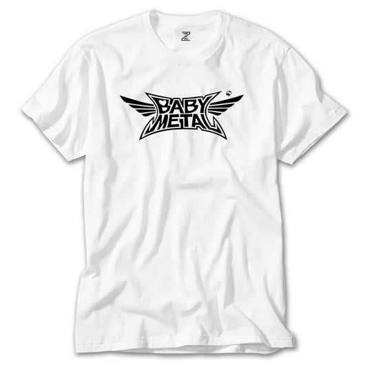 Babymetal Logo Black Beyaz Tişört