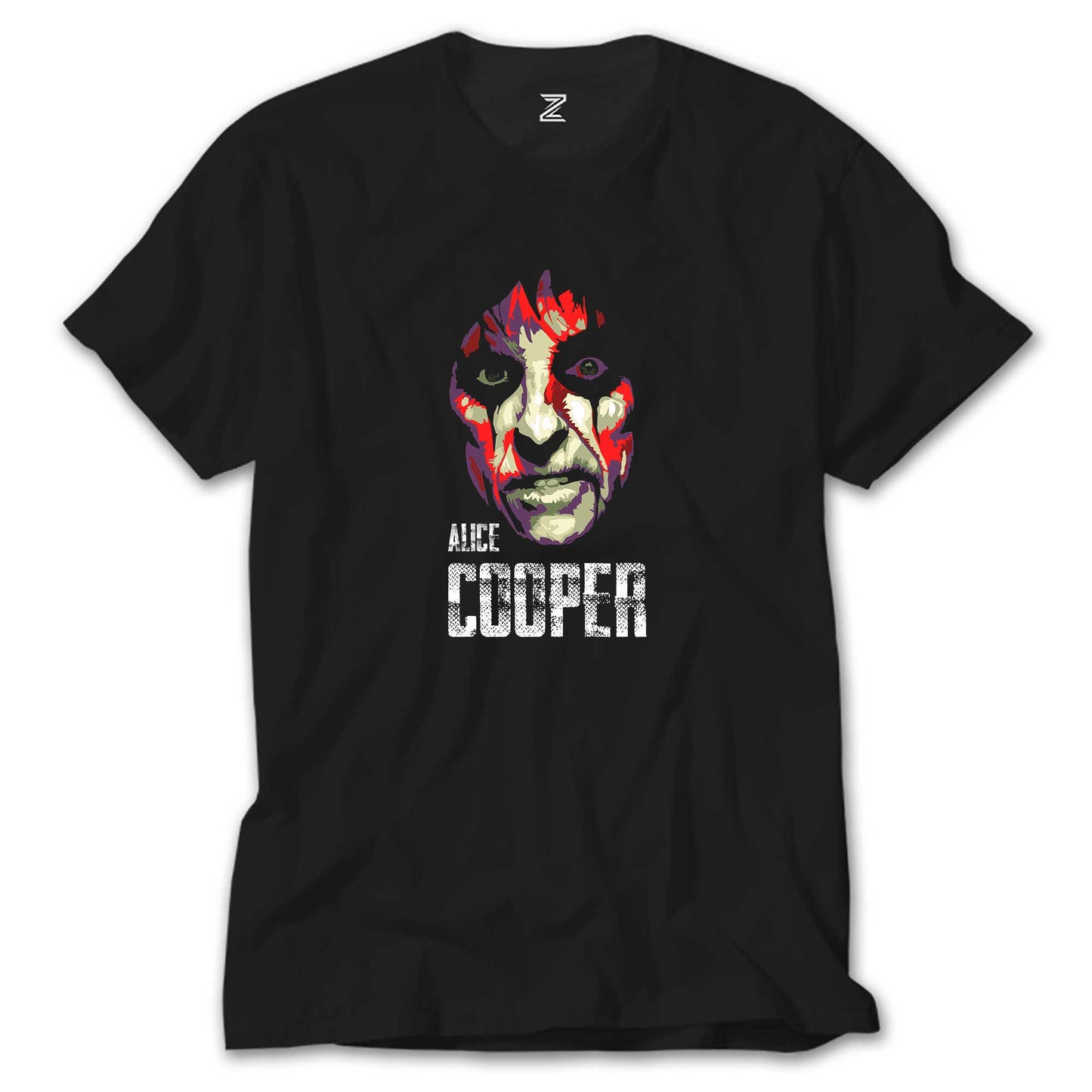 Alice Cooper Silüet Siyah Tişört