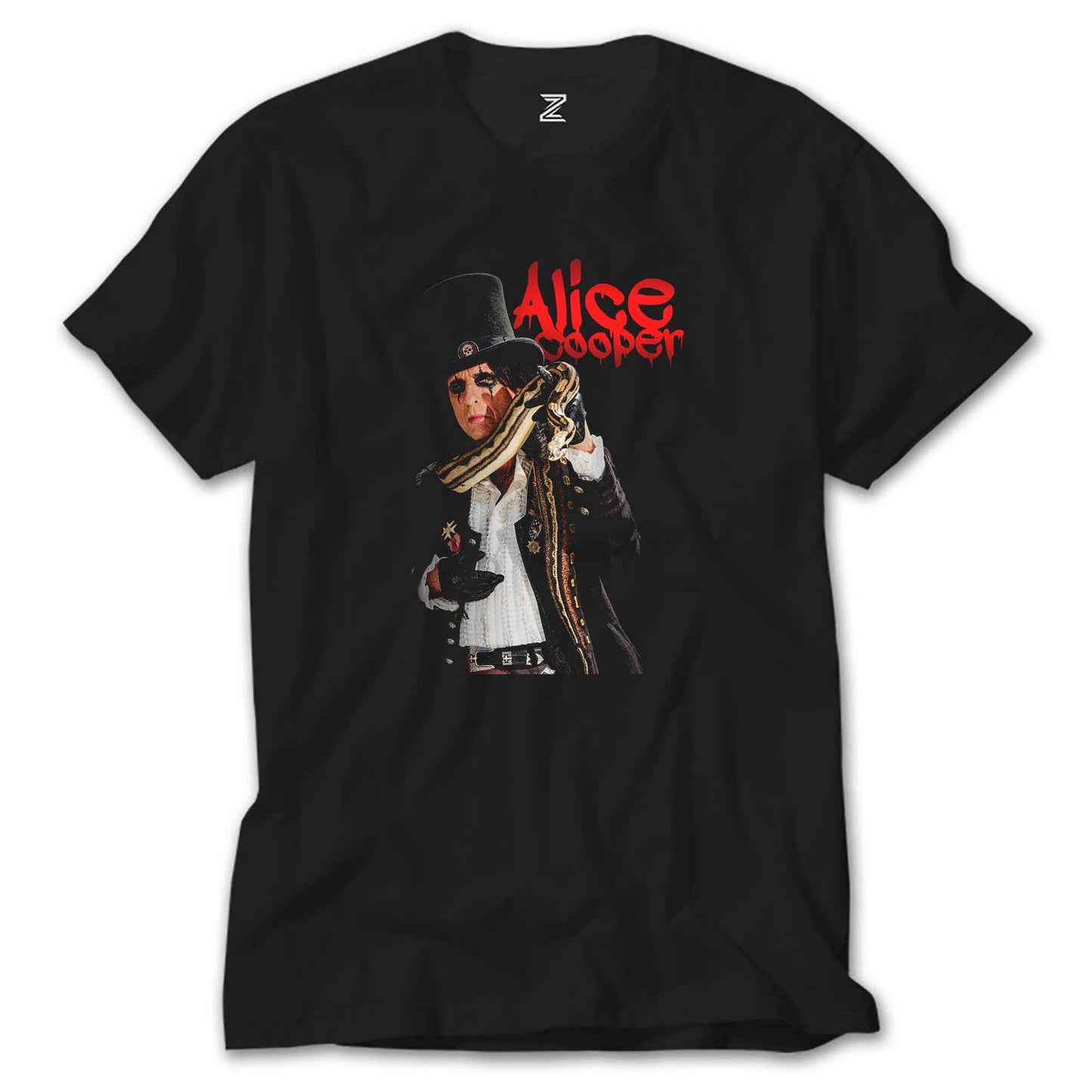 Alice Cooper Snake Siyah Tişört