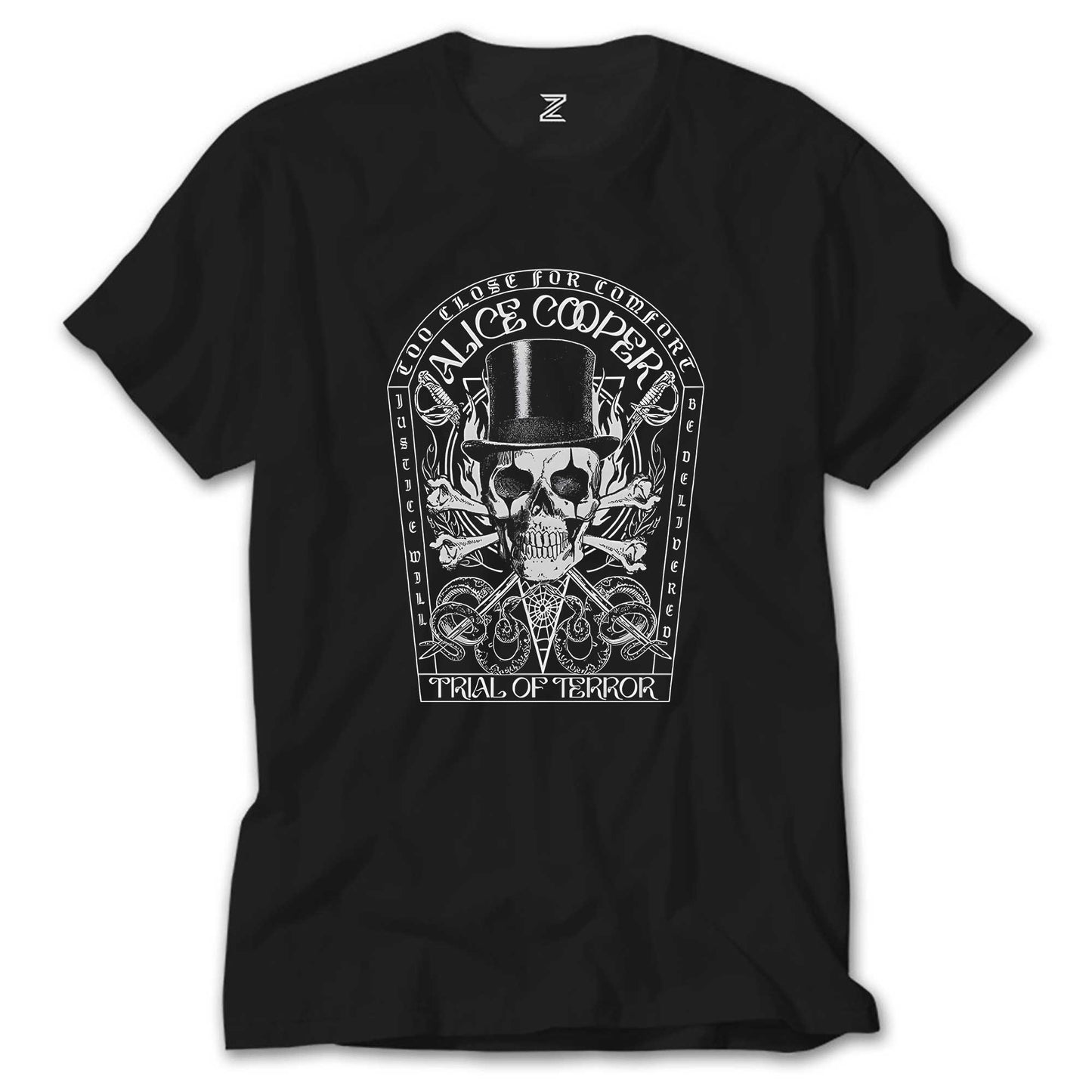 Alice Cooper Trial Of Terror Siyah Tişört