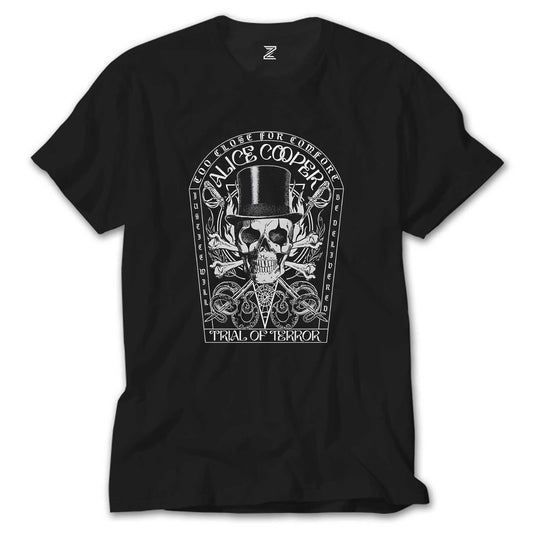 Alice Cooper Trial Of Terror Siyah Tişört