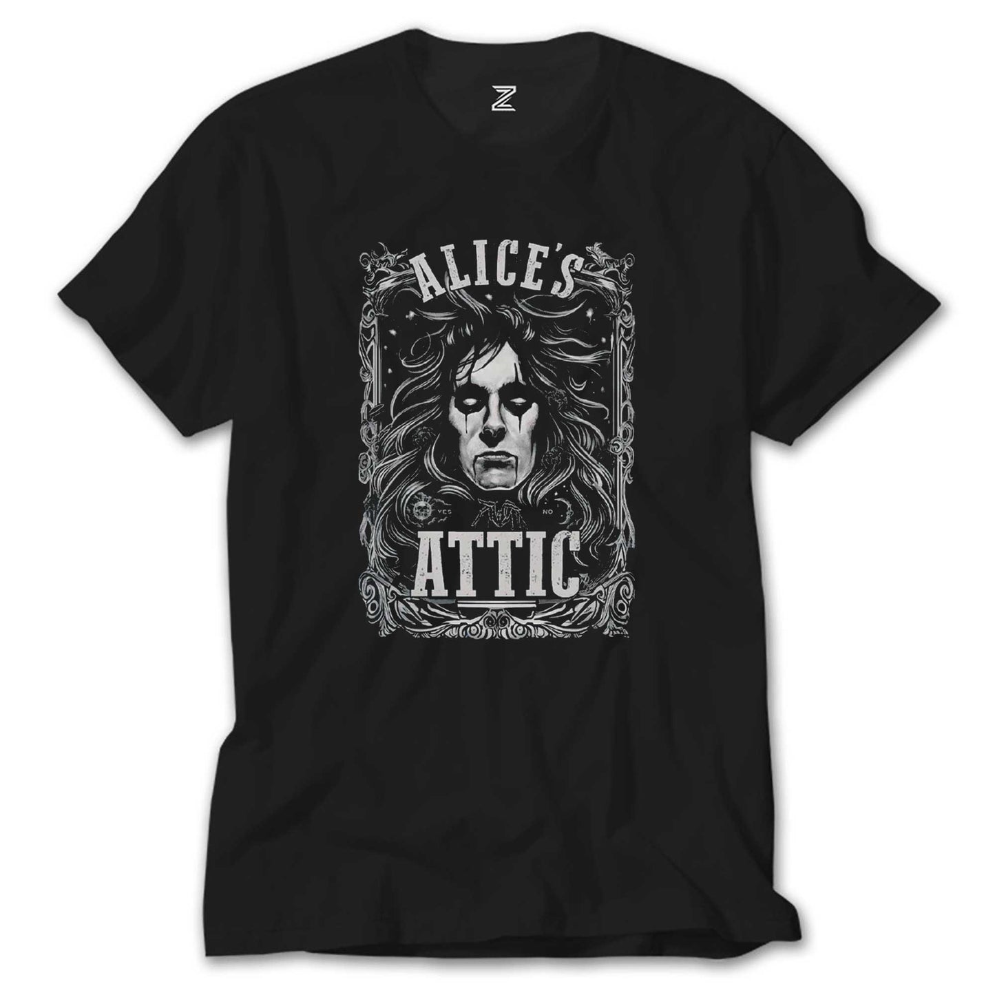 Alice Cooper Alice's Attic Siyah Tişört