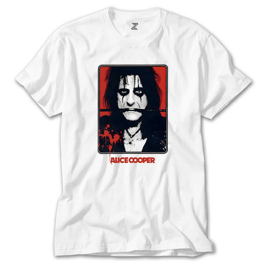 Alice Cooper The Belt Beyaz Tişört