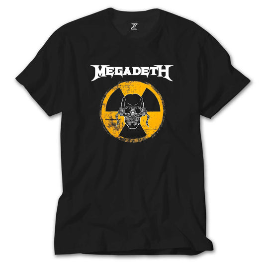 Megadeth WARNING! Alarm Siyah Tişört