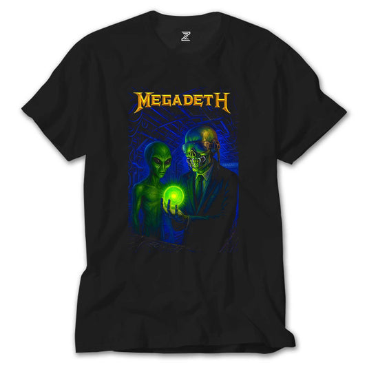 Megadeth Rust in Peace Alien Siyah Tişört
