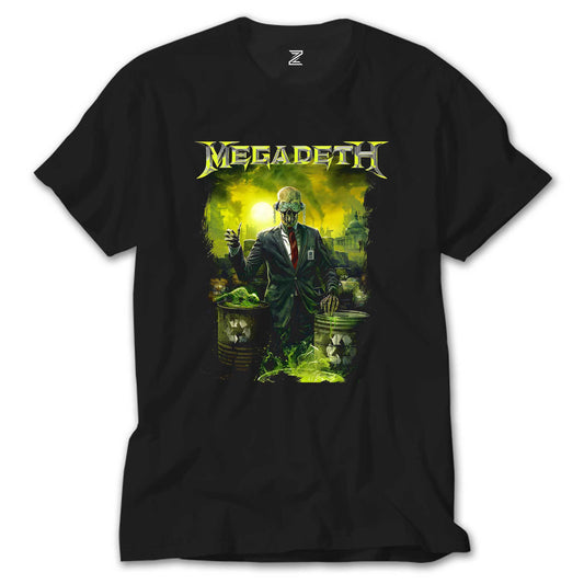 Megadeth Waste Profit Siyah Tişört