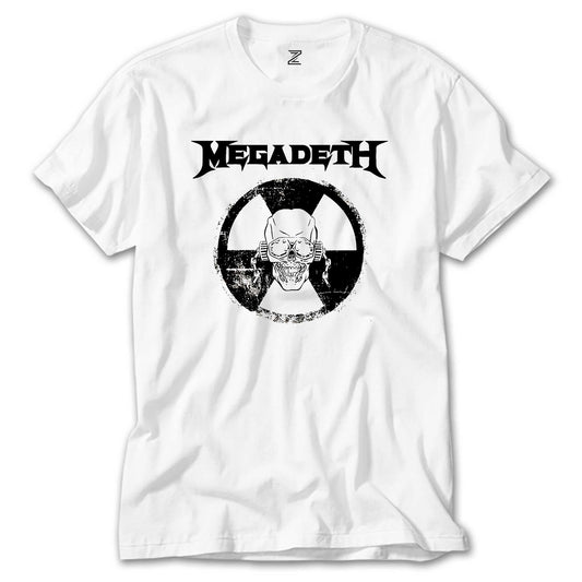 Megadeth WARNING Beyaz Tişört