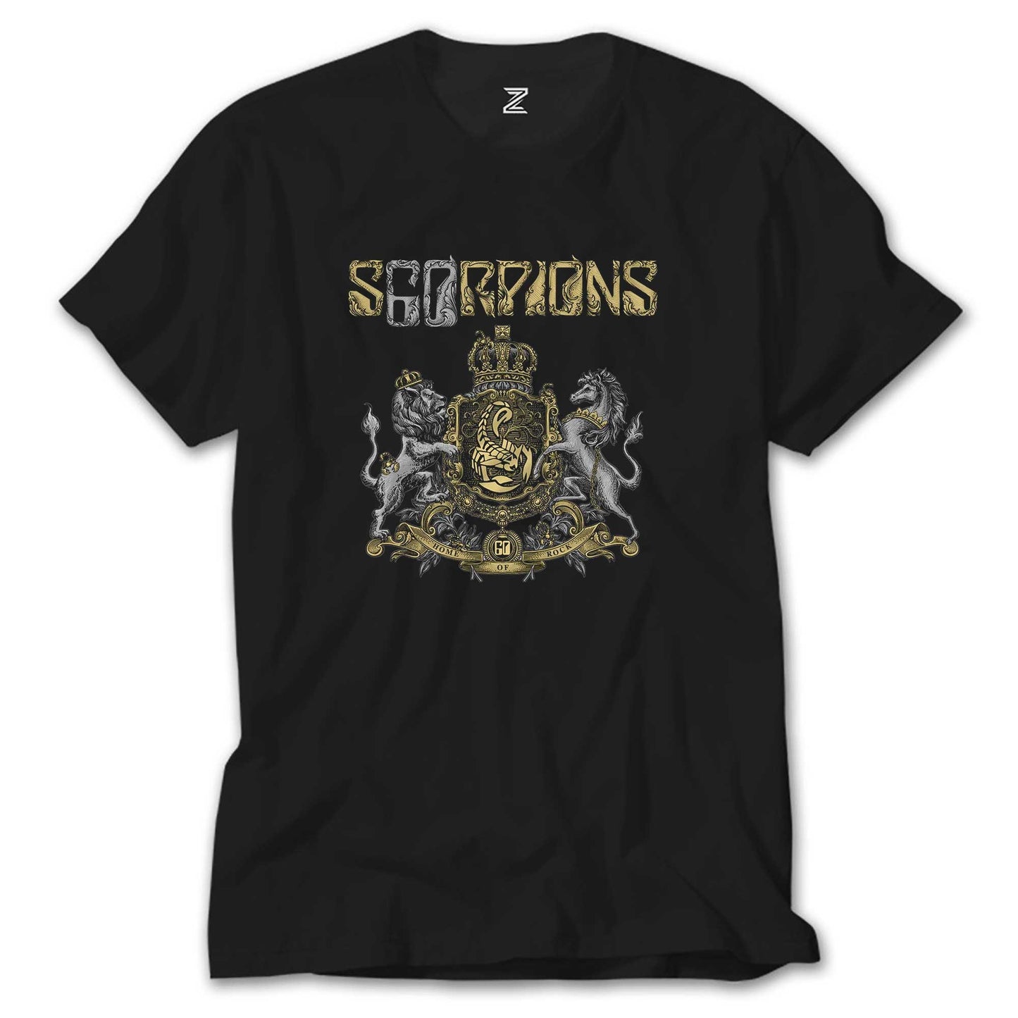 İndirimli Scorpions Home Of Rock Siyah Tişört