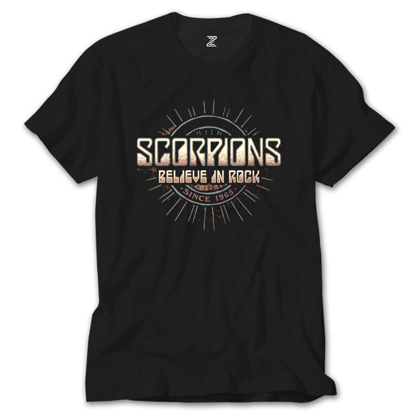 Scorpions Believe In Rock Siyah Tişört