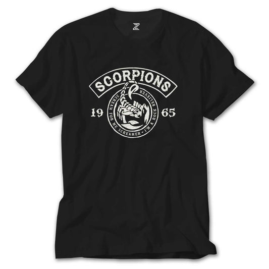 Scorpions Scream For Me Siyah Tişört