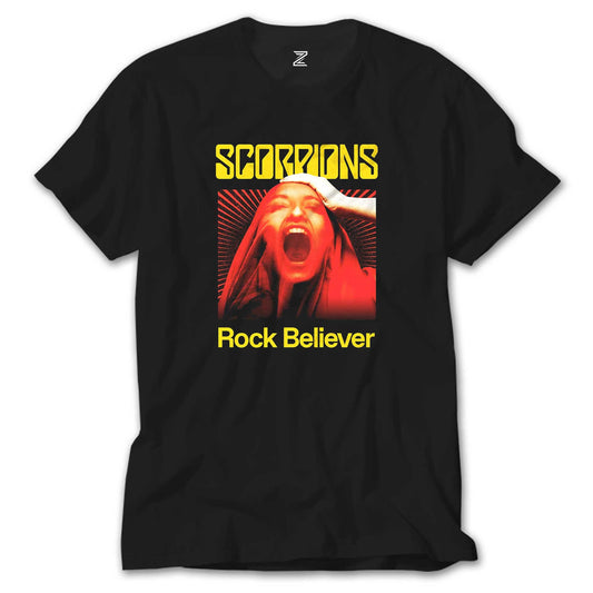 Scorpions Rock Believer Siyah Tişört