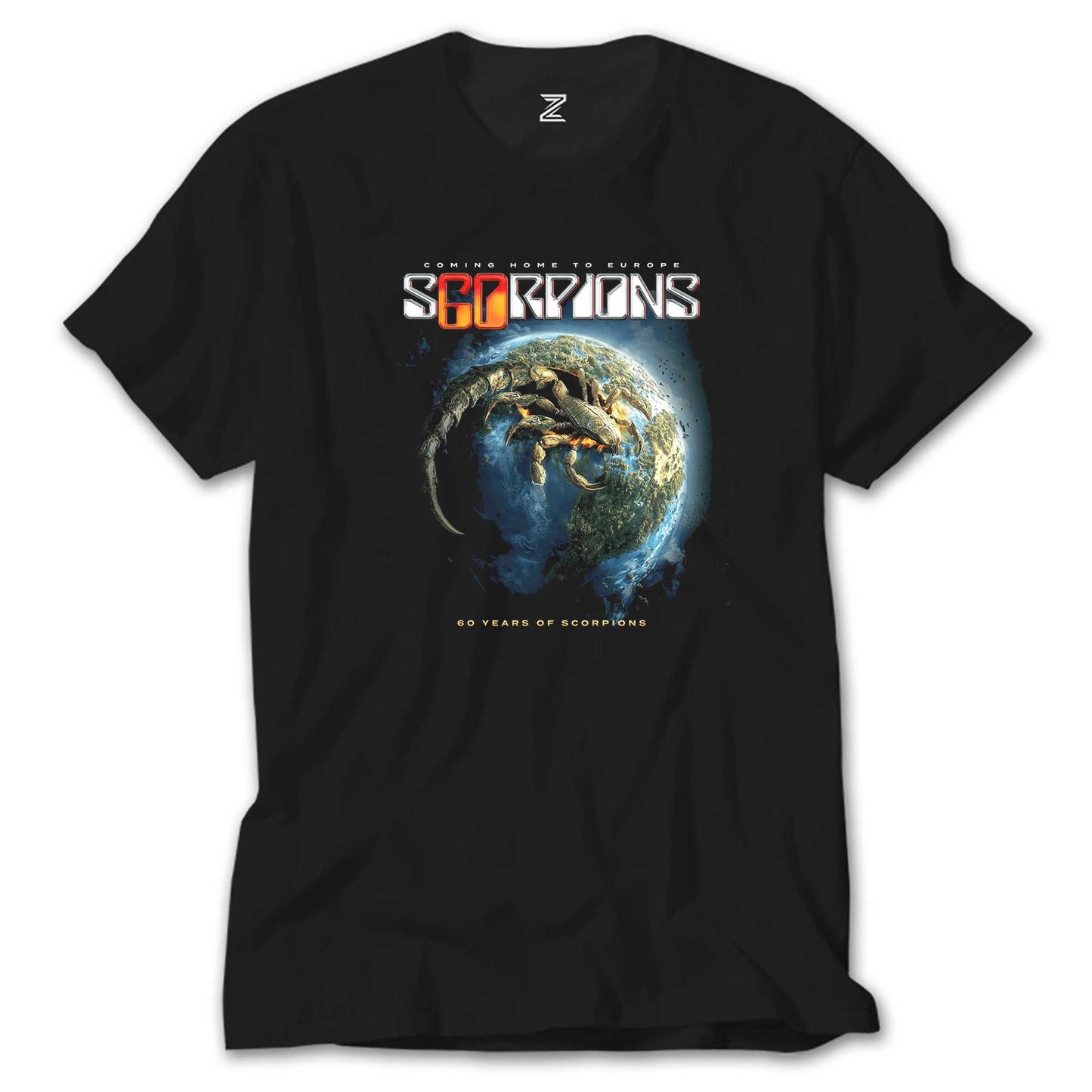 Scorpions 60 Years of Scorpions Siyah Tişört