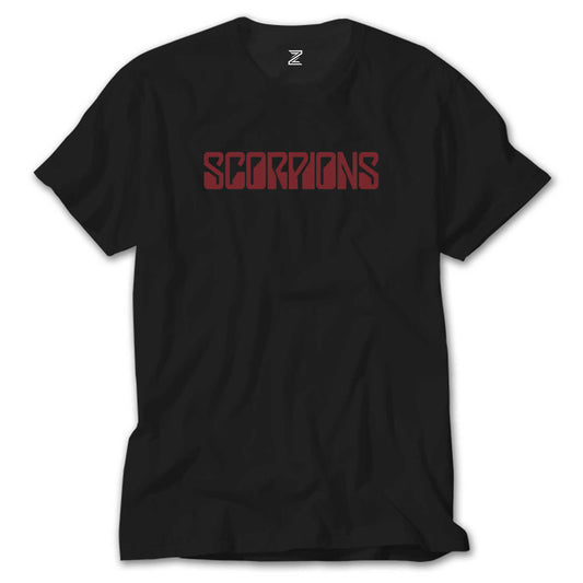 Scorpions Tex Red Siyah Tişört