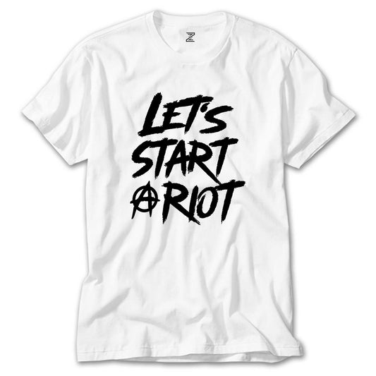 Three Days Grace LET'S START Beyaz Tişört