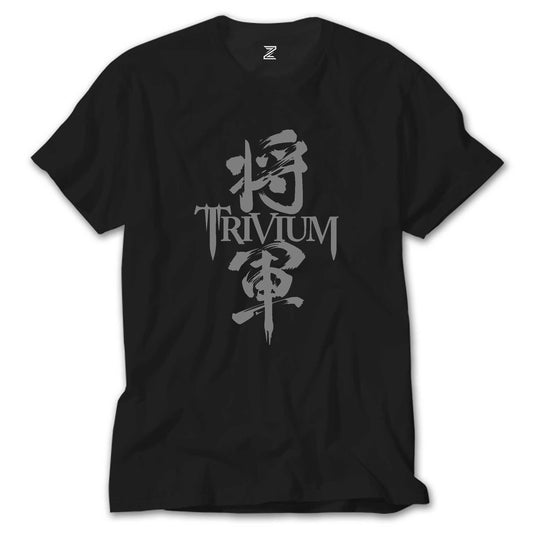 Trivium Shogun Gray Siyah Tişört