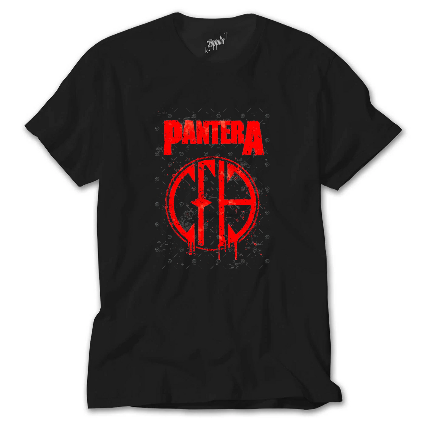 Pantera Rock Band - 'Pantera Band Logo' Poster, Picture, Metal Print, Paint By Supergaff Siyah Tişört