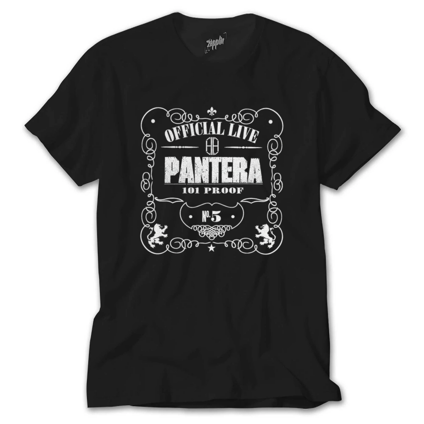 Pantera Rock Band - Pantera Official Live 101 Proof Siyah Tişört