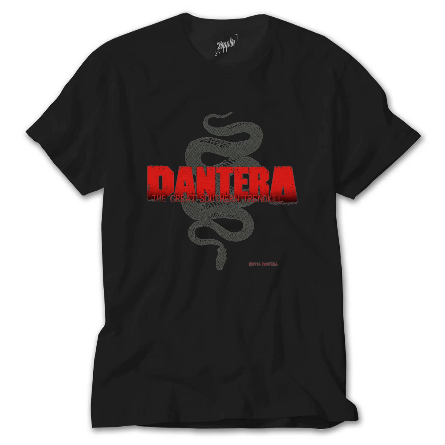 Pantera Rock Band - PANTERA The Great Southern Trendkill Siyah Tişört