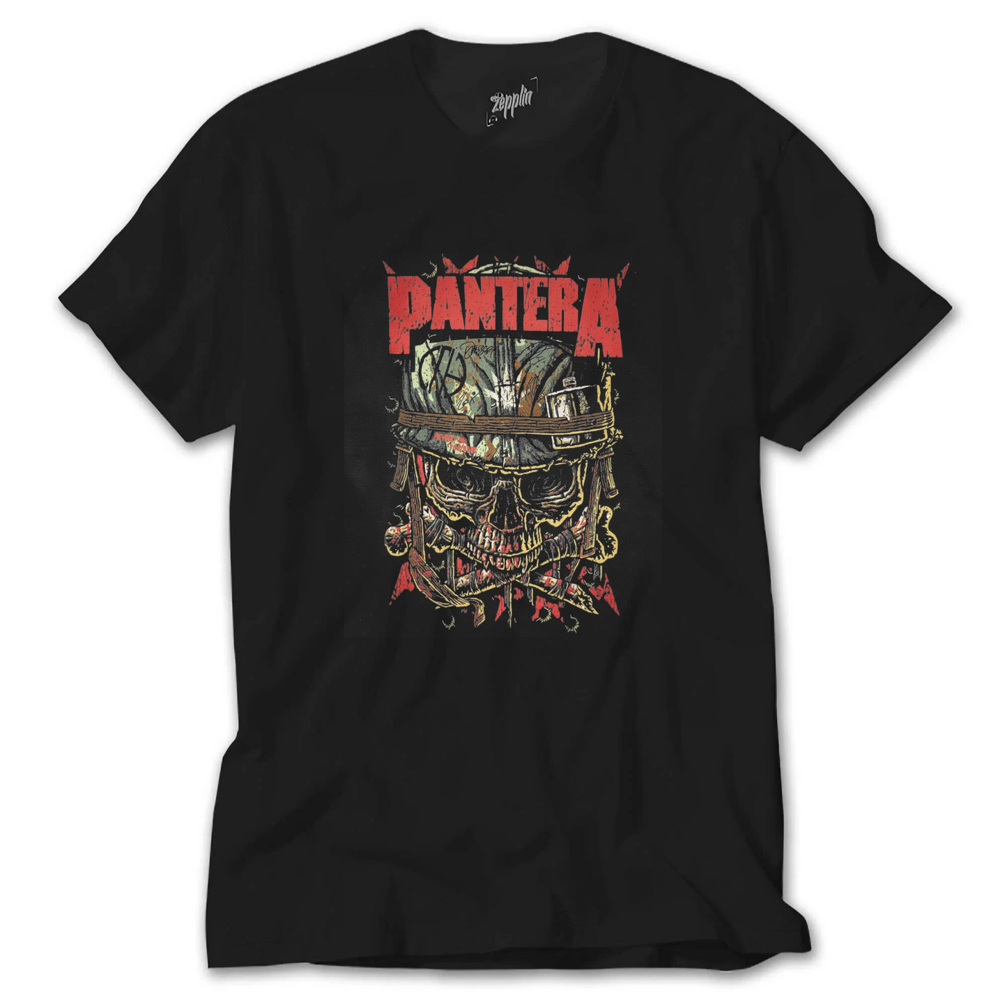 Pantera Rock Band Siyah Tişört